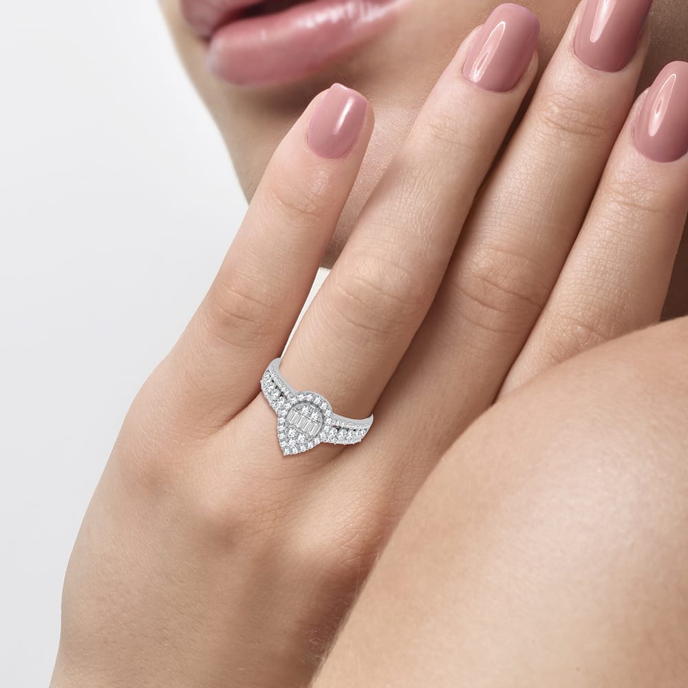 14K 0.75CT Engagement Ring
