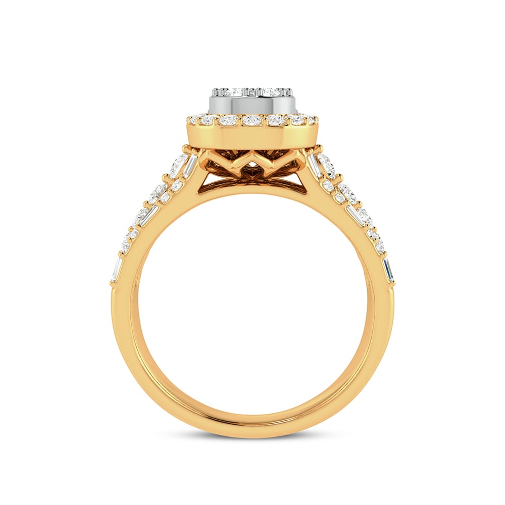14K 0.75CT Engagement Ring