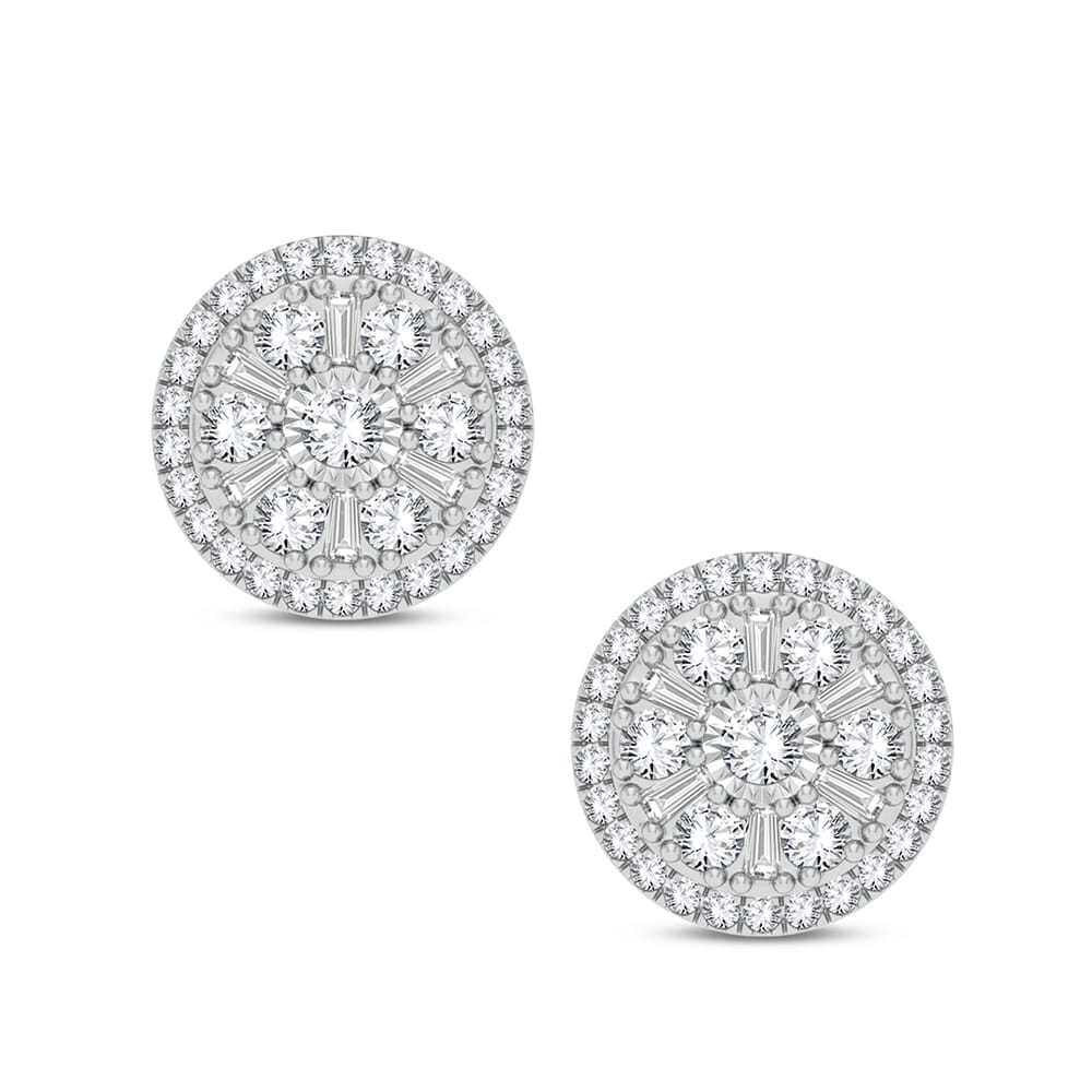 14K 0.50CT Diamond Earring