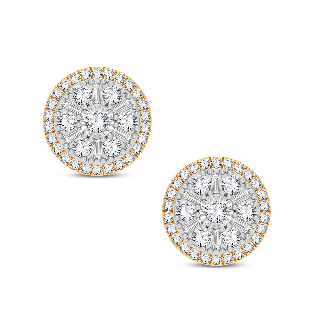 14K 0.50CT Diamond Earring