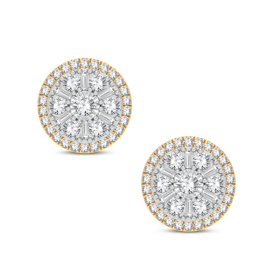 14K 0.50CT Diamond Earring