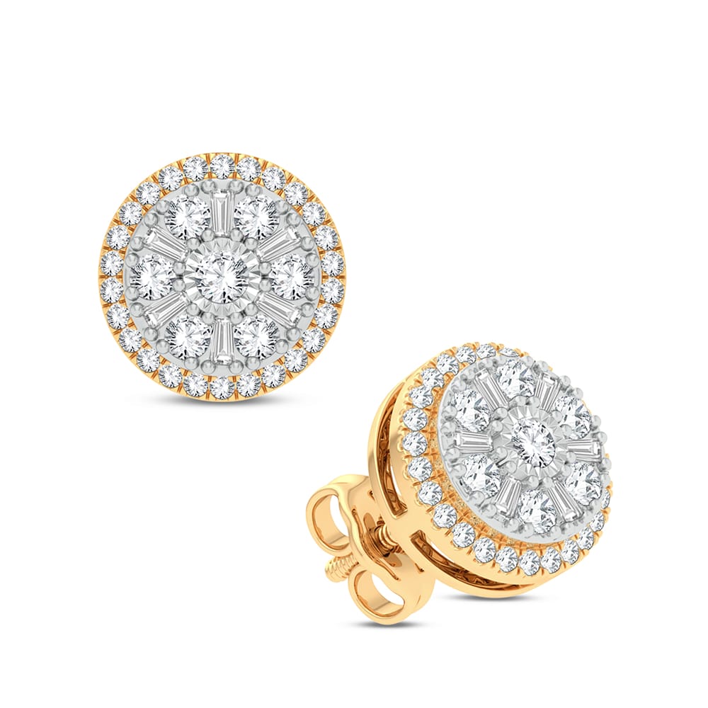 14K 0.50CT Diamond Earring