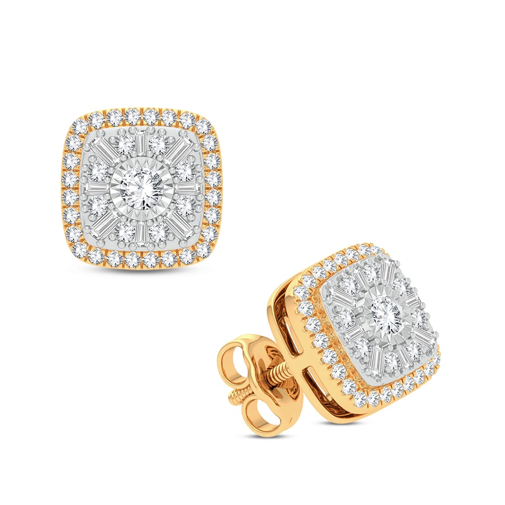 14K 0.50CT Diamond Earring