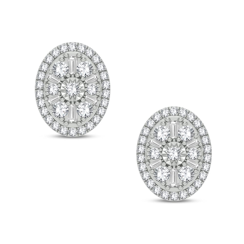 14K 0.50CT Diamond Earring