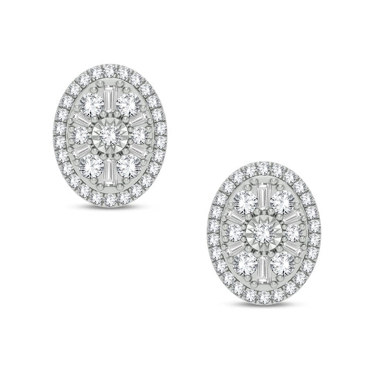 14K 0.50CT Diamond Earring
