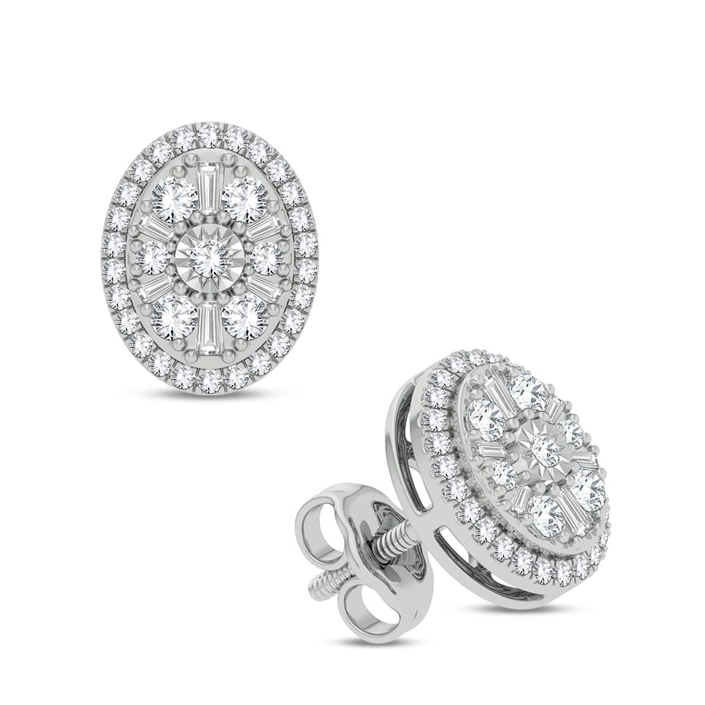 14K 0.50CT Diamond Earring