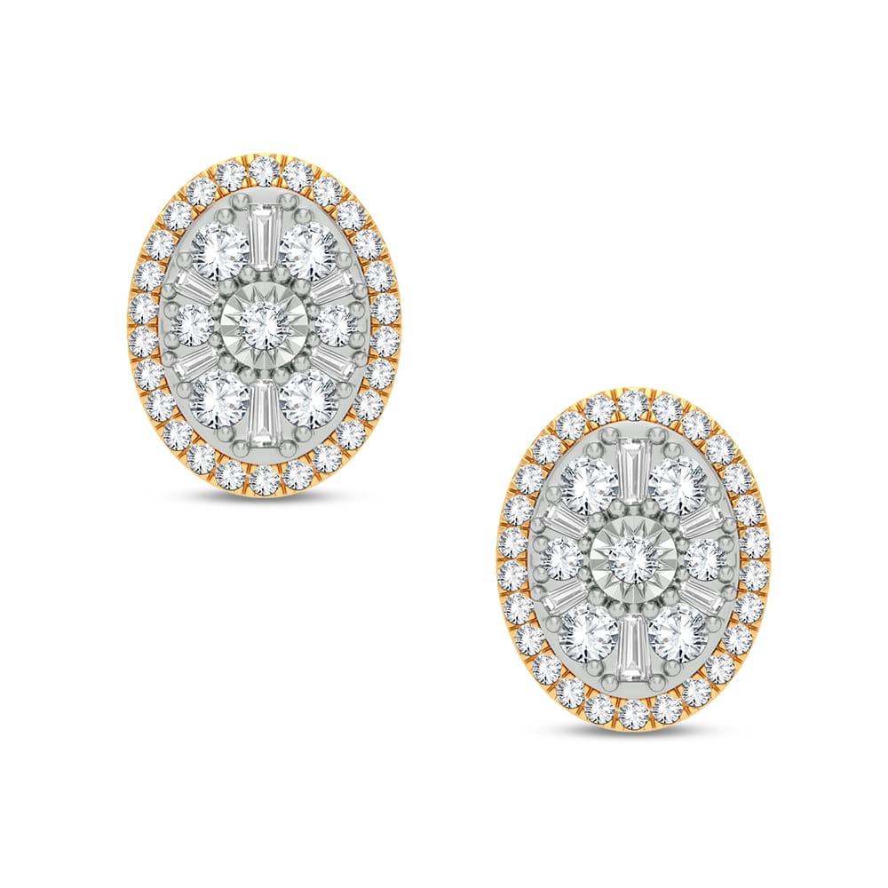 14K 0.50CT Diamond Earring