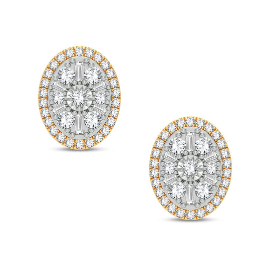 14K 0.50CT Diamond Earring