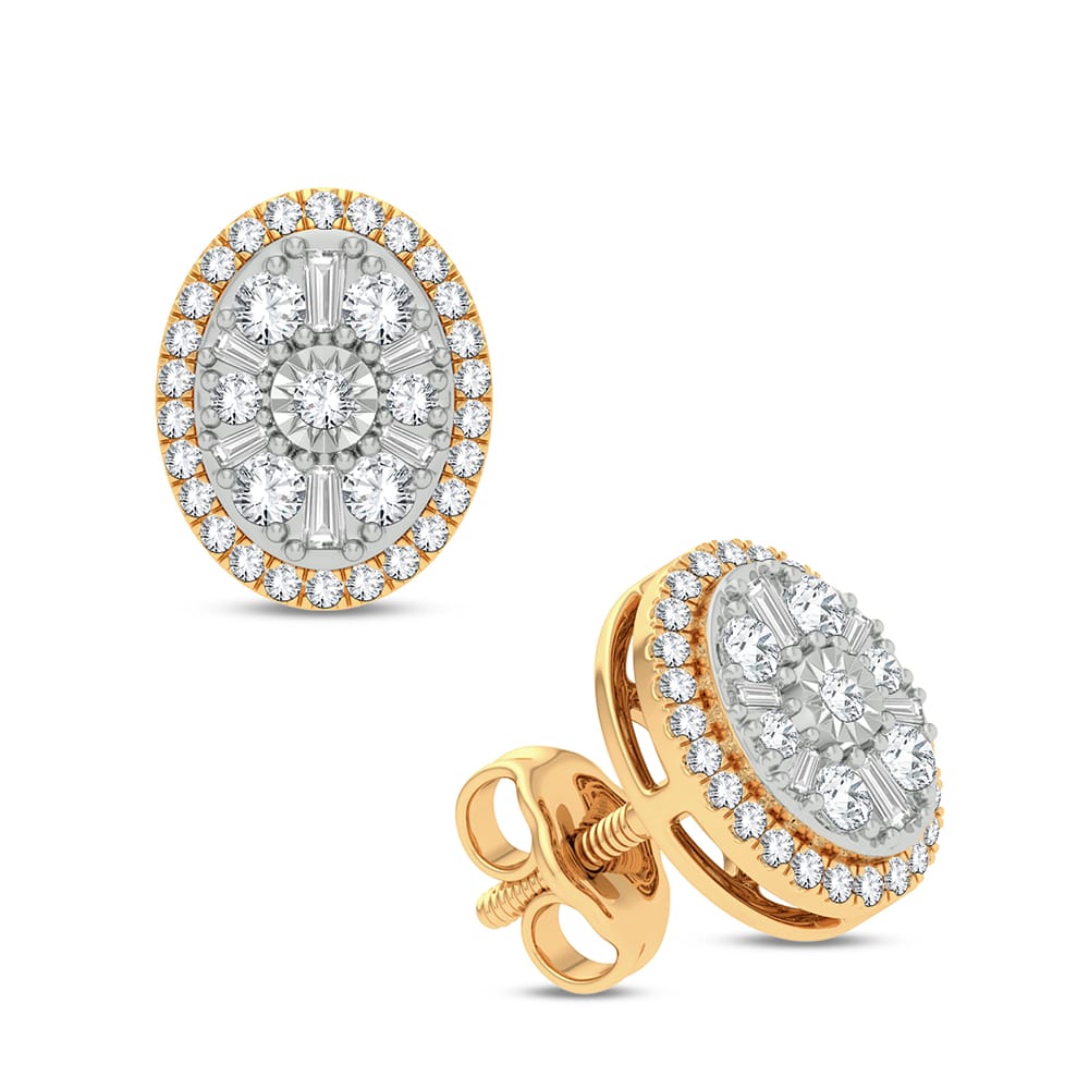 14K 0.50CT Diamond Earring