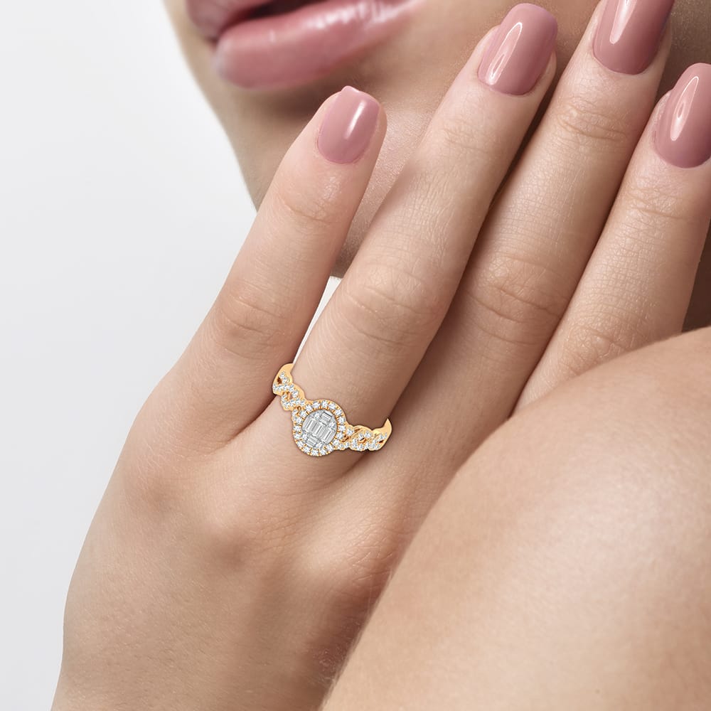 14K 0.50CT Fashion Ring