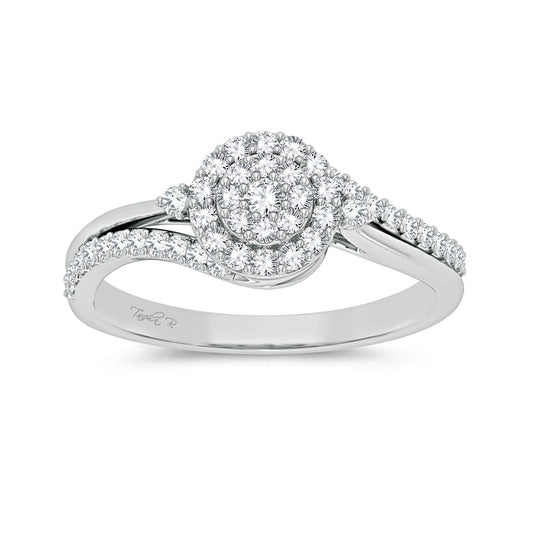 10K 0.40CT Fashion Ring