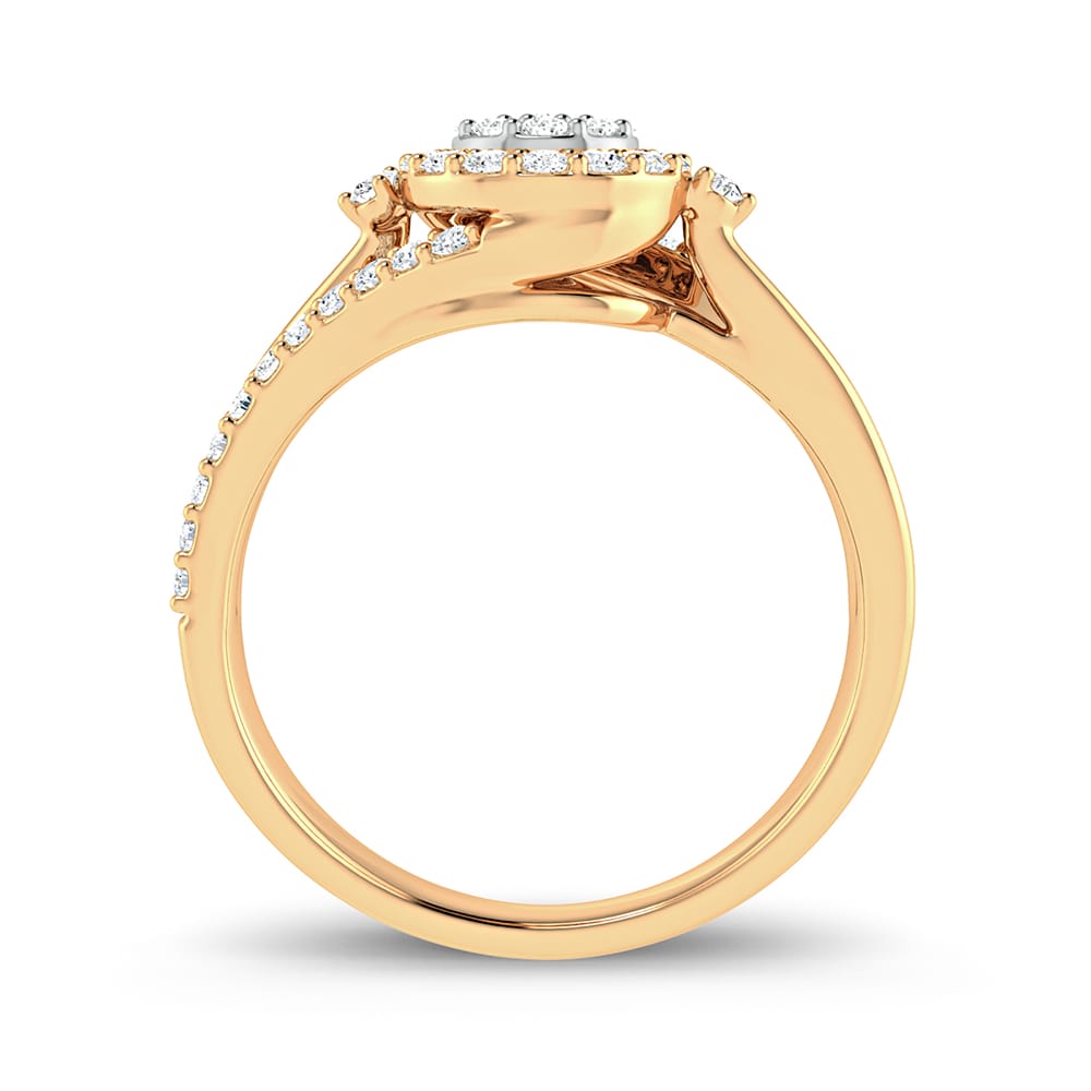 10K 0.40CT Fashion Ring