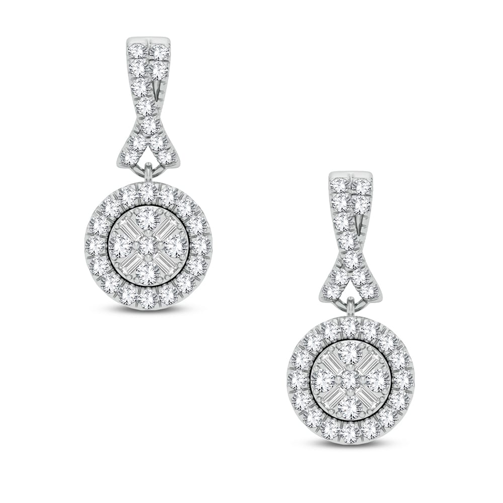 10K 0.33CT Diamond Earring