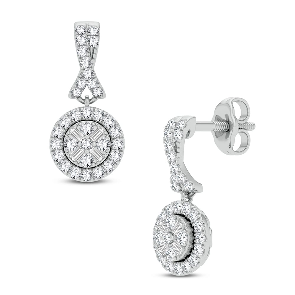 10K 0.33CT Diamond Earring