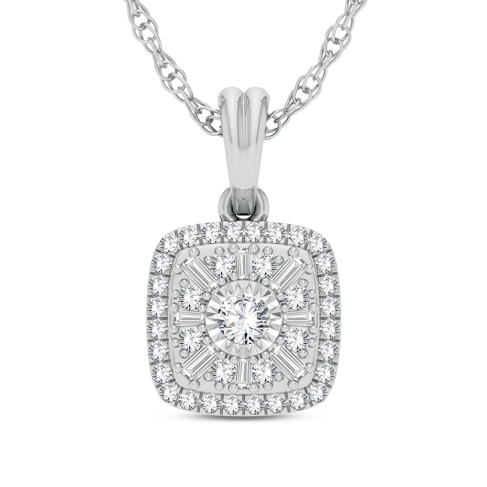14K 0.25CT Diamond Pendant