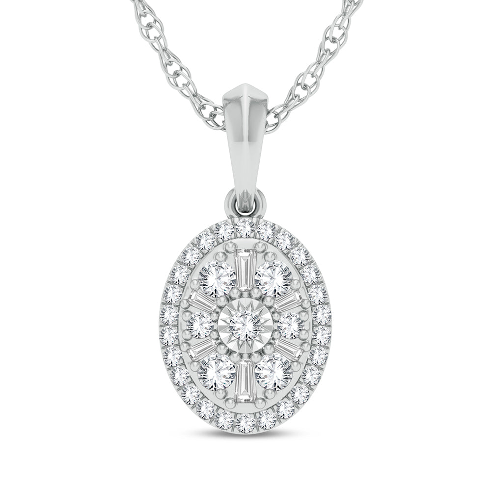 14K 0.25CT Diamond Pendant