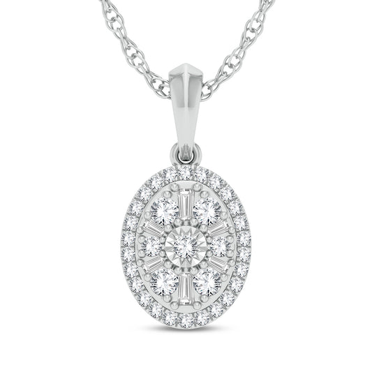 14K 0.25CT Diamond Pendant