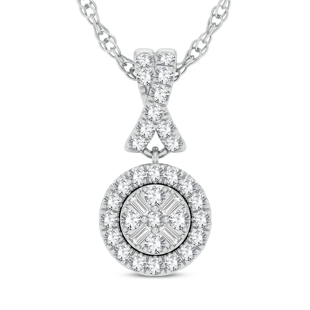 10K 0.20CT Diamond Pendant