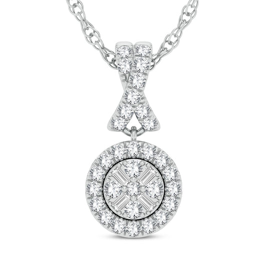 10K 0.20CT Diamond Pendant