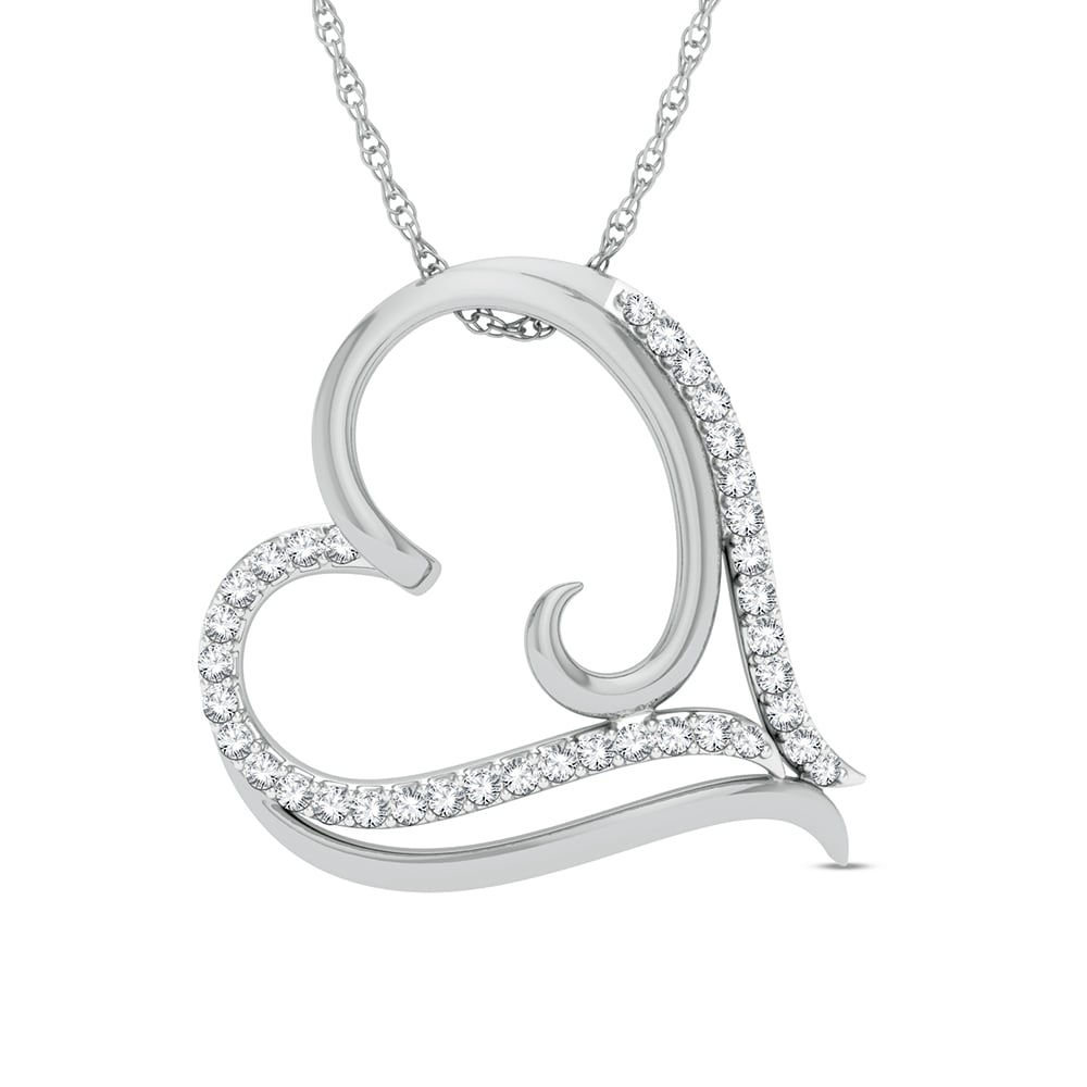 10K 0.20CT Diamond Pendant