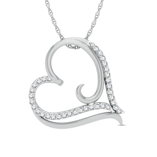 10K 0.20CT Diamond Pendant