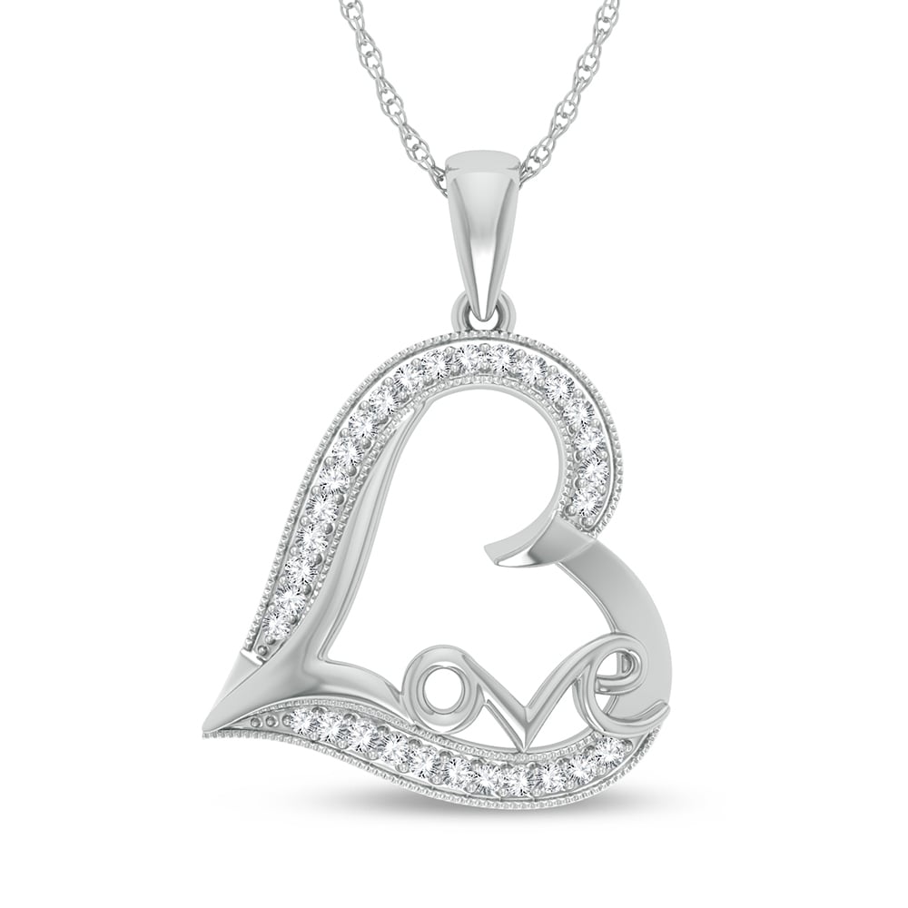 10K 0.20CT Diamond Pendant