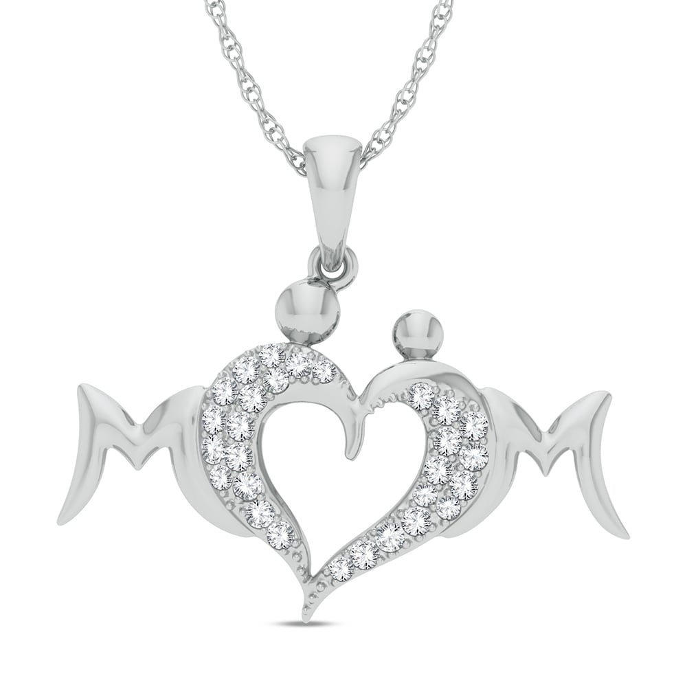 10K 0.17CT Diamond Pendant