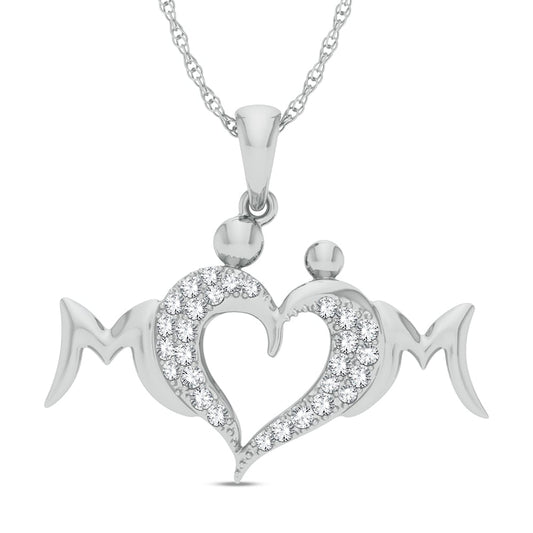 10K 0.17CT Diamond Pendant