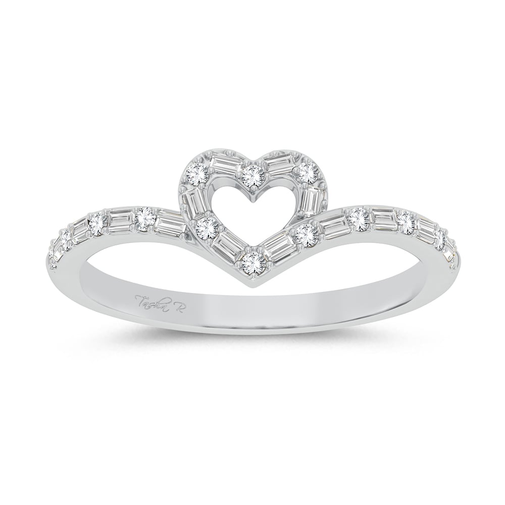 10K 0.17CT Diamond Ring
