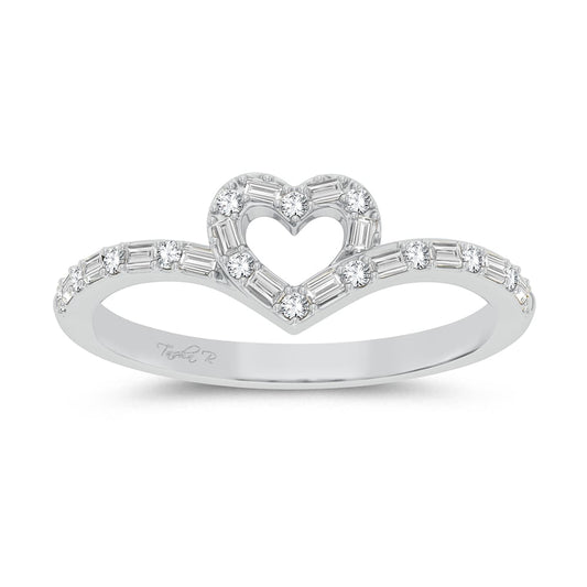 10K 0.17CT Diamond Ring