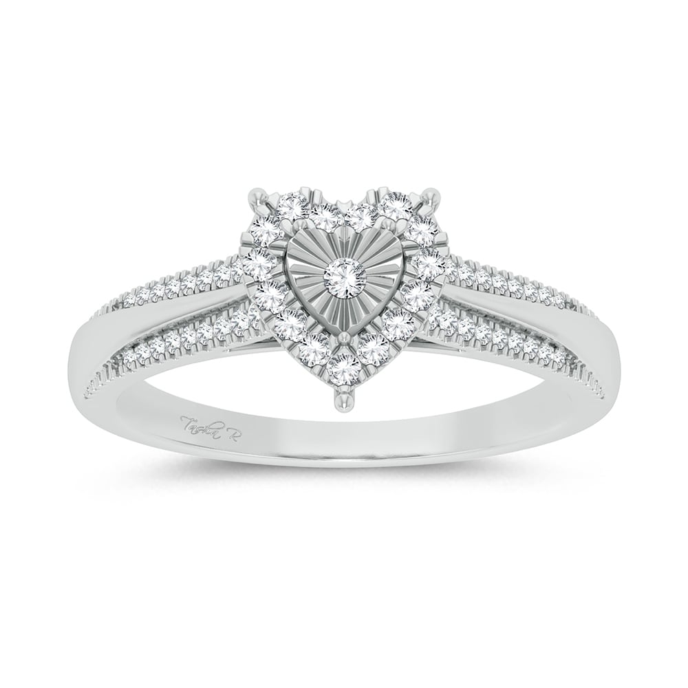 10K 0.15CT Diamond Ring