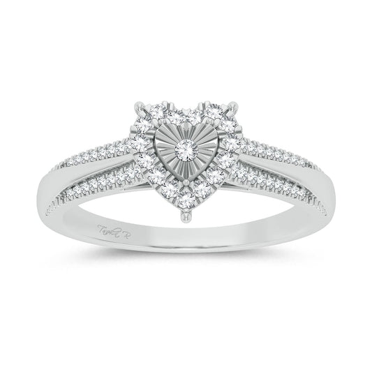 10K 0.15CT Diamond Ring