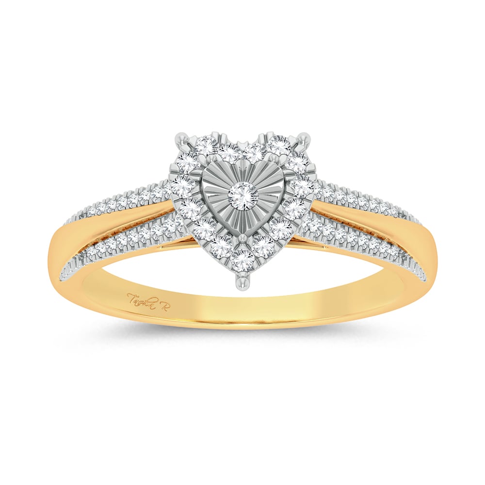 10K 0.15CT Diamond Ring