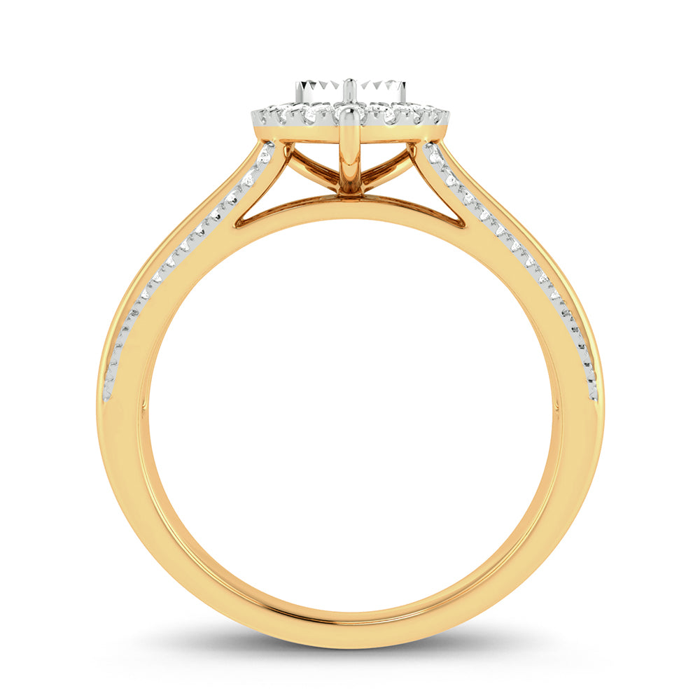 10K 0.15CT Diamond Ring