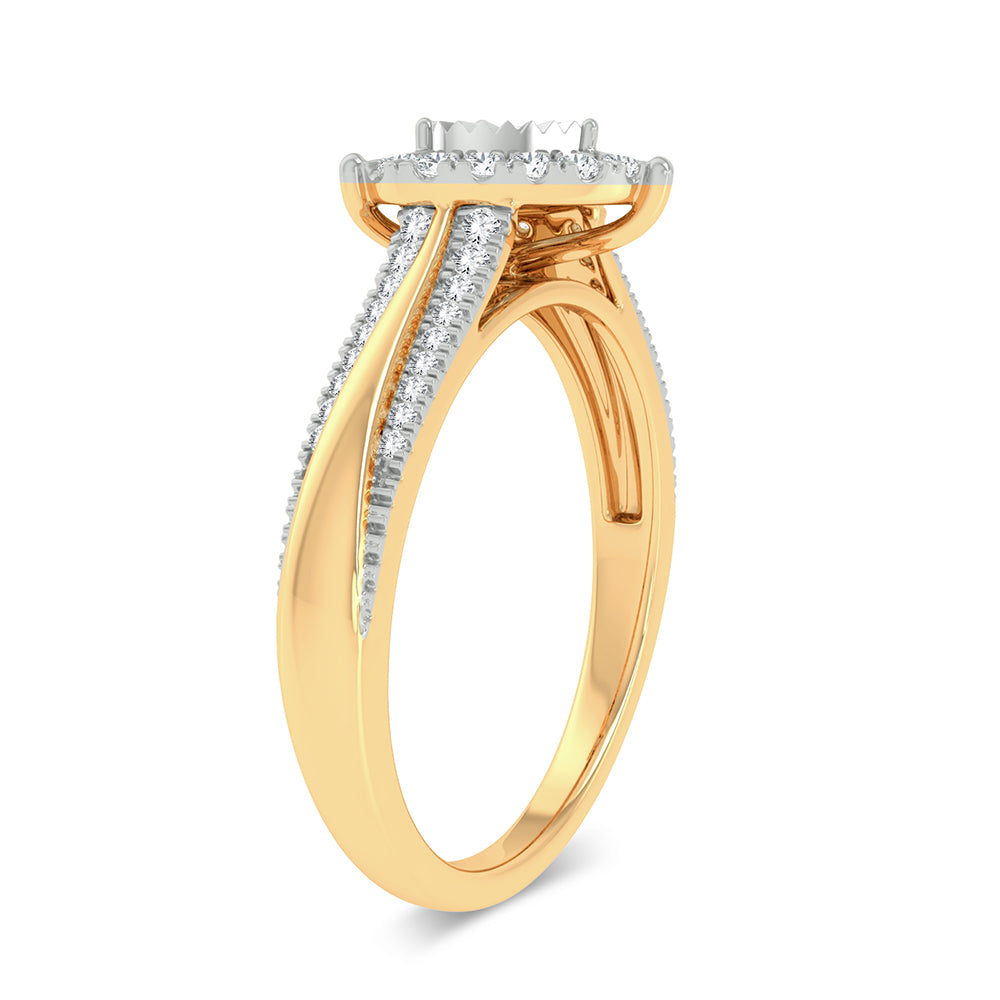 10K 0.15CT Diamond Ring