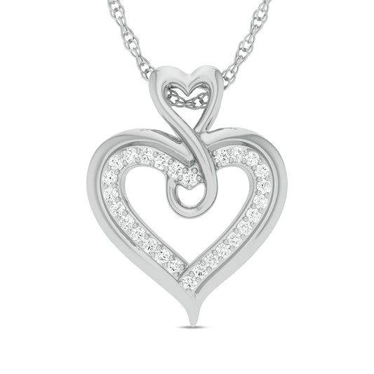 10K 0.13CT Diamond Pendant