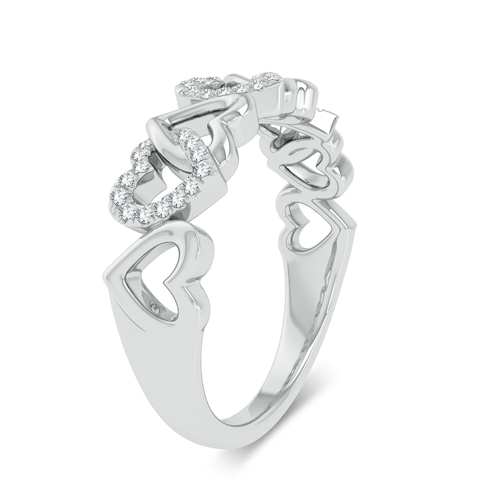 10K 0.10CT Diamond Ring