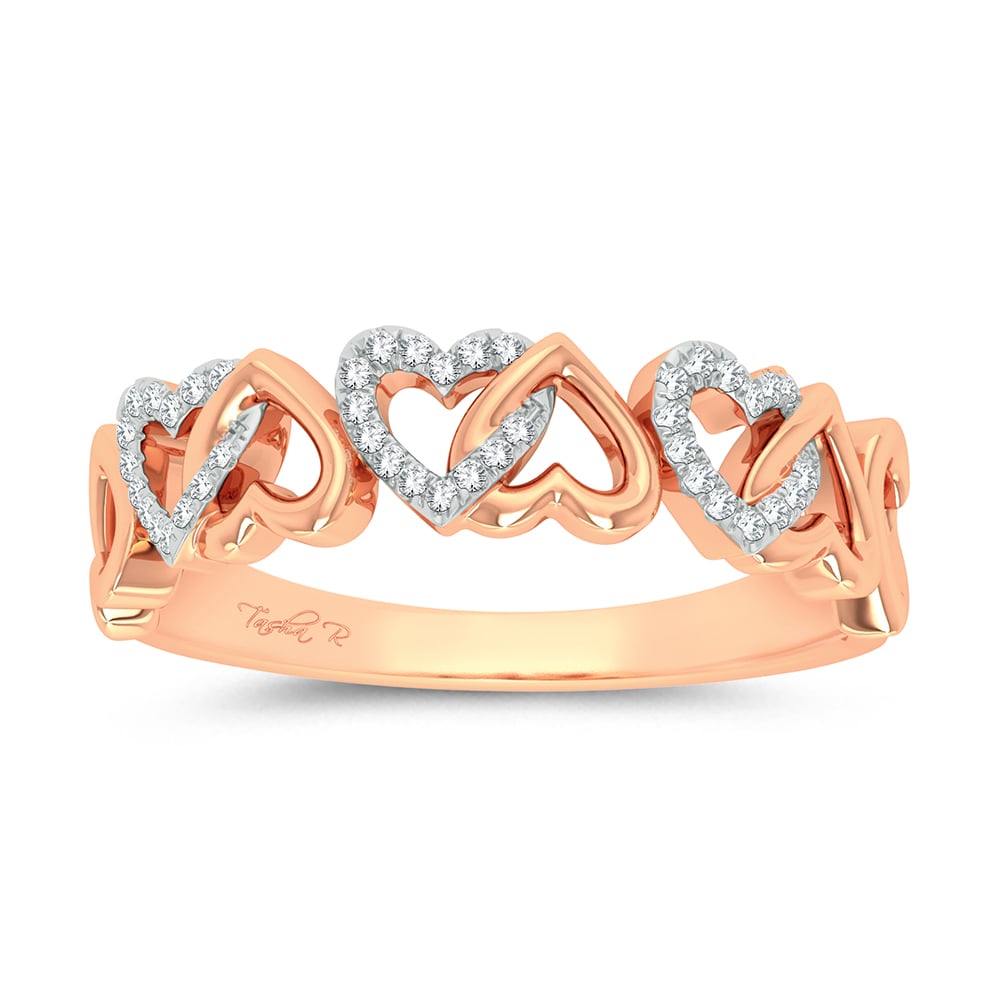 10K 0.10CT Diamond Ring