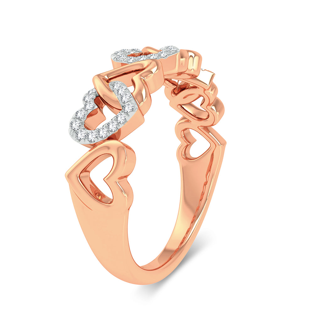 10K 0.10CT Diamond Ring