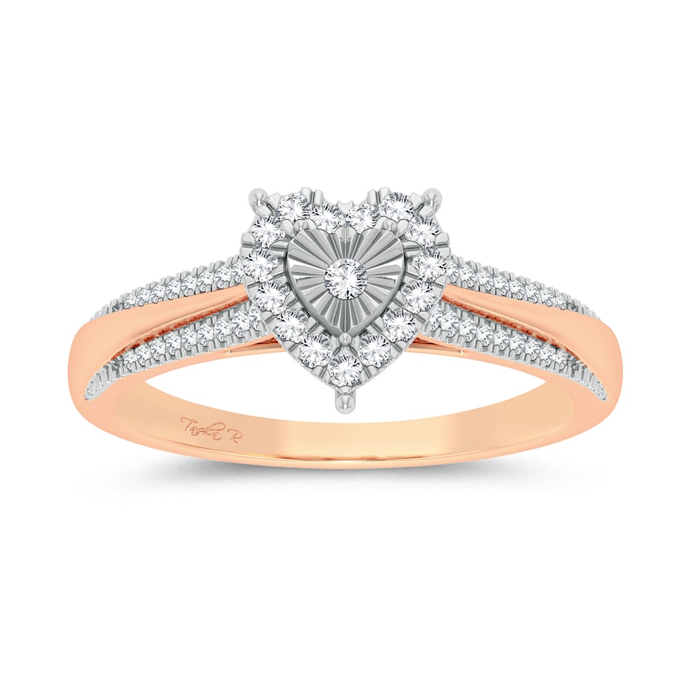 10K 0.15CT Diamond Ring