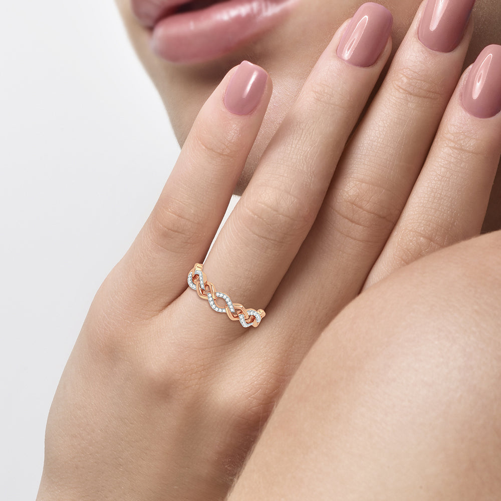 10K 0.10CT Diamond Ring