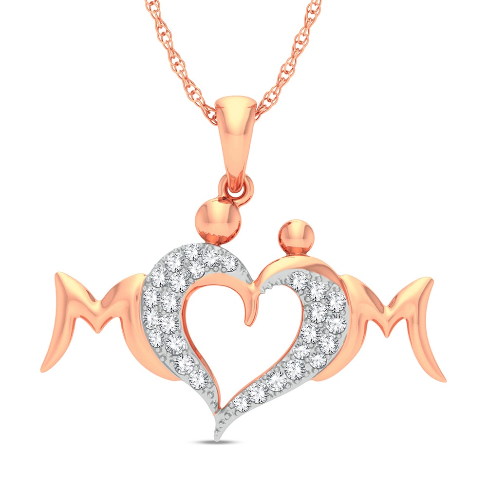 10K 0.17CT Diamond Pendant