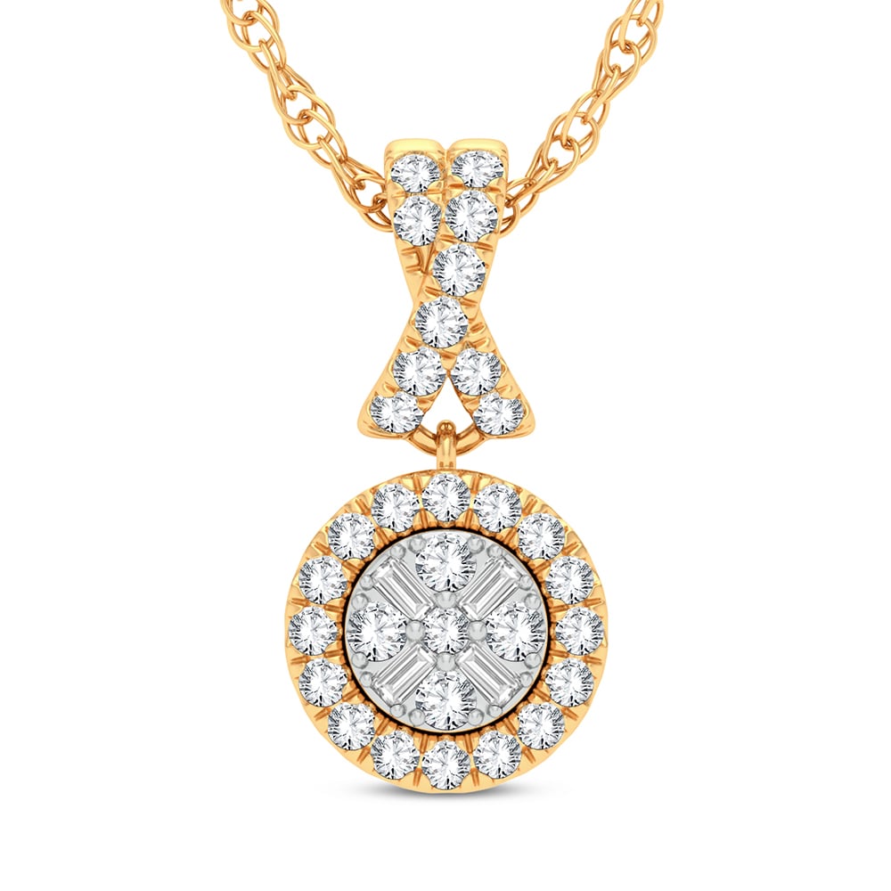 10K 0.20CT Diamond Pendant