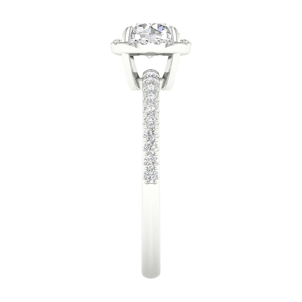 14K 1.25CT Lab Grown Engagement Ring