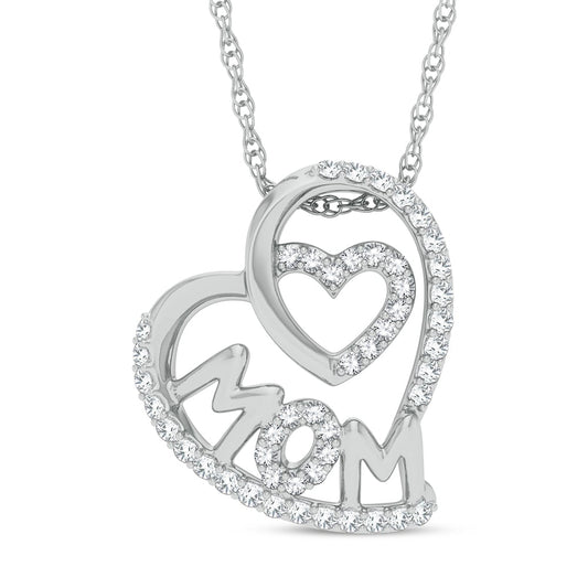 10K 0.20CT Diamond Pendant