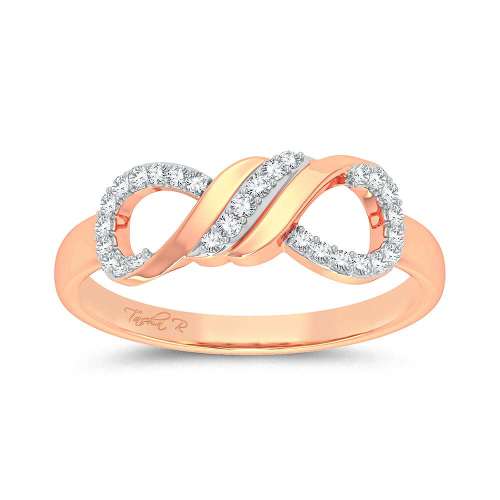10K 0.13CT Diamond Ring