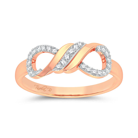 10K 0.13CT Diamond Ring