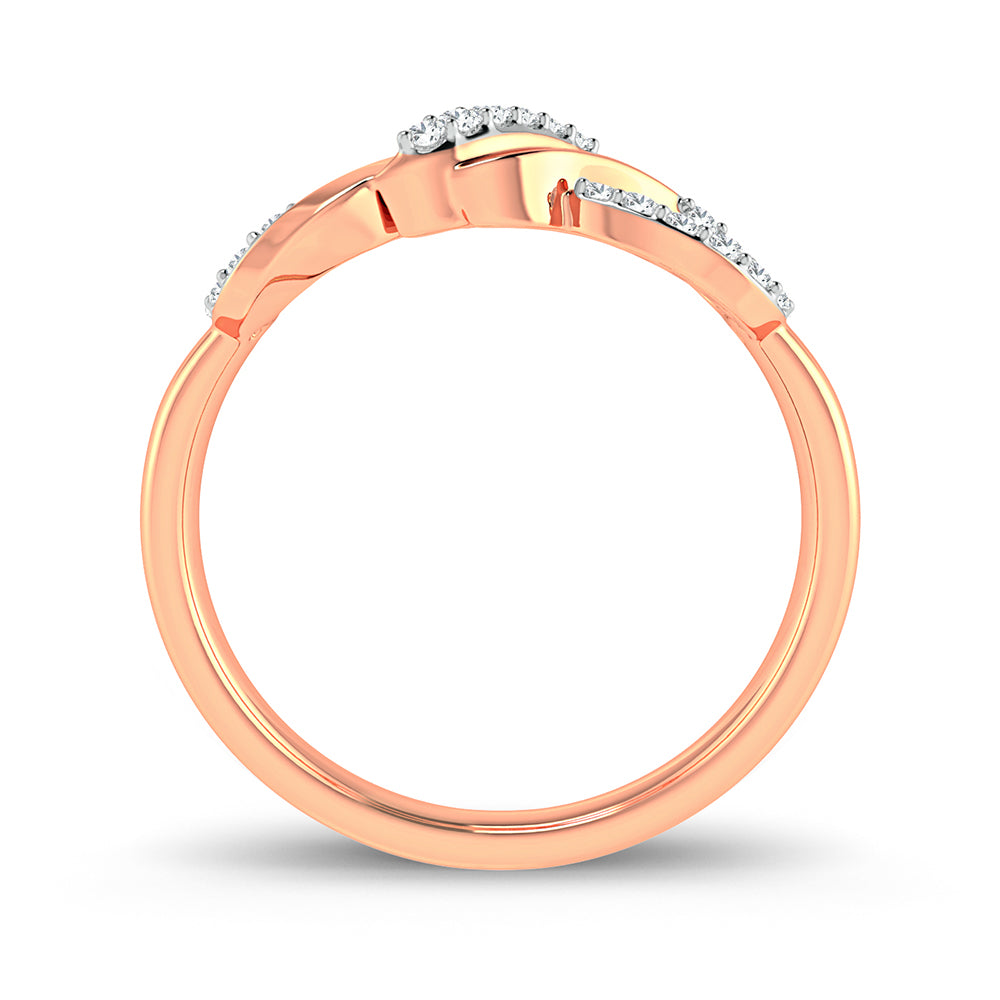 10K 0.13CT Diamond Ring