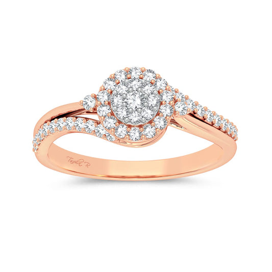 10K 0.40CT Fashion Ring