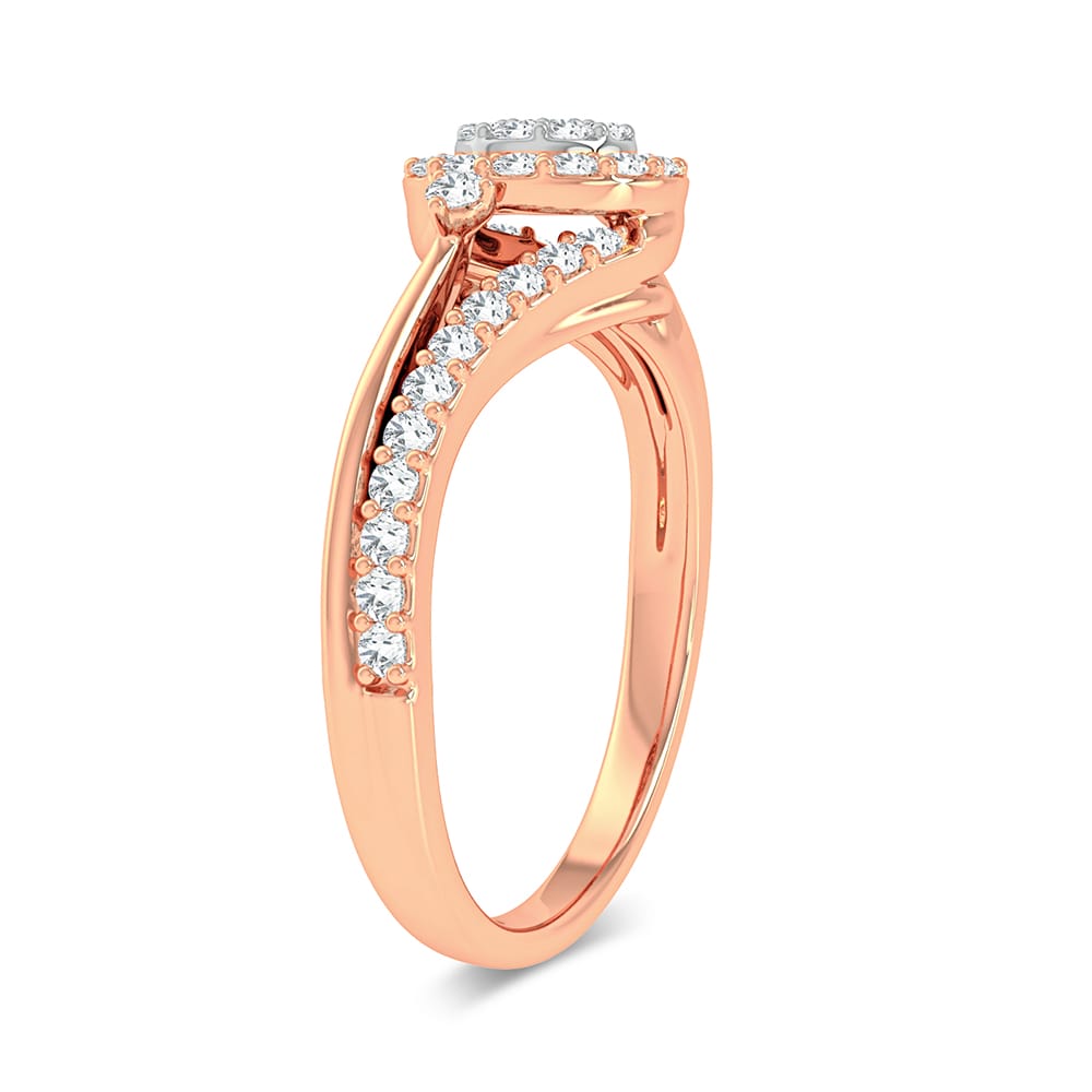 10K 0.40CT Fashion Ring